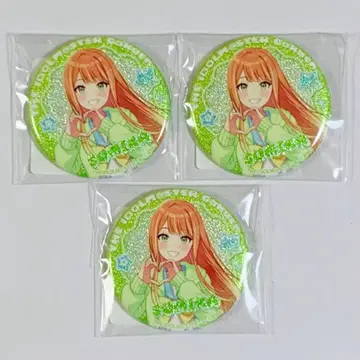 DMM 스크래치 학원 아이돌 마스터 E상 시운 나츠키 캔뱃지 3개 학마스