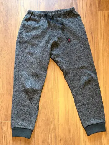 그라미치 본딩 니트 플리스 내로우 리브 팬츠 M 사이즈