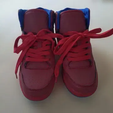 빨파 하이컷 스니커즈 (미사용 새상품)