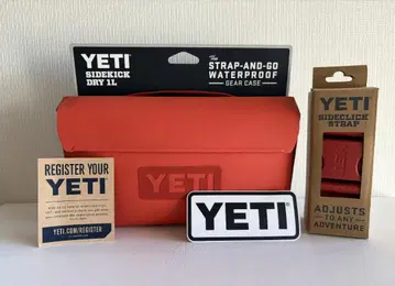 YETI SIDEKICK DRY 1L 스트랩 세트 (RESCUE RED)