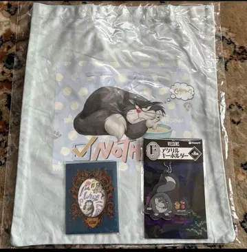 해피 복권 빌런즈 디즈니 루시퍼 토트백 키링