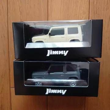 2색 세트 아이보리 & 그레이 1/43 JB64W 스즈키 짐니 미니카
