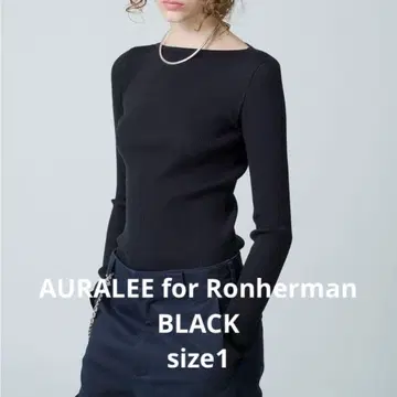 새상품급 택 포함 ronherman auralee 기가 보트넥 풀오버