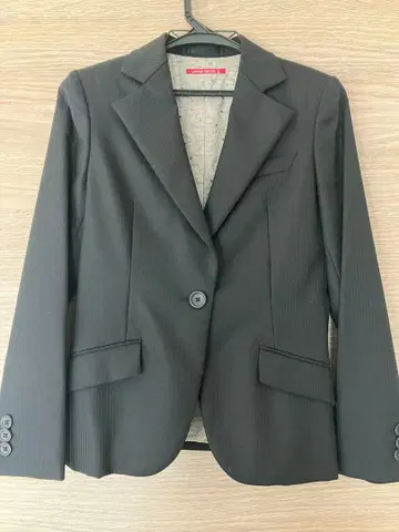 블랙 스트라이프 비즈니스 정장 3세트