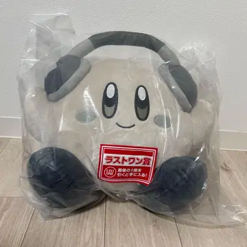 제일복권 별의 커비 푸푸리믹스 라스트 원상 봉제 인형 흑백