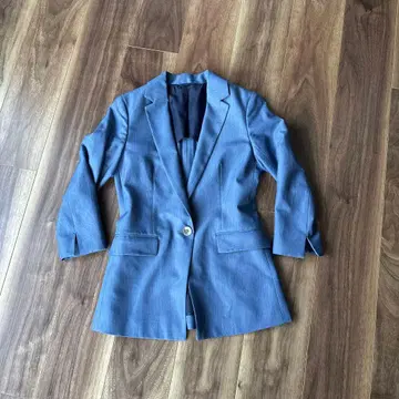 Liettechic 테일러드 자켓 블루 여성용 S 7부 소매