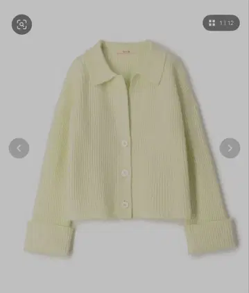 BACCA 울 캐시미어 리브 니트 가디건