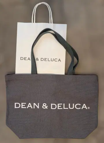 DEAN & DELUCA 토트백 차콜 그레이 L