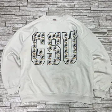 90s SOFFE 칼리지 맨투맨 GSU 빅 프린트 USA제