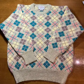 잉글랜드제 michael ross 아가일 스웨터 사이즈 4