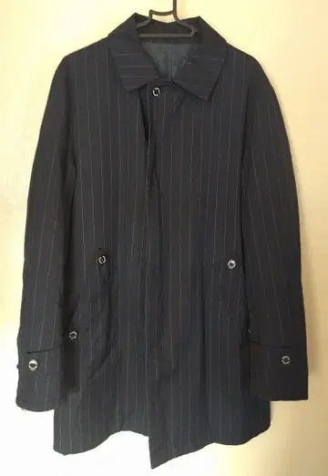 네이비 스트라이프 커버올