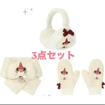 디즈니 크리스마스 머플러 장갑 귀도리 리루린린 2025