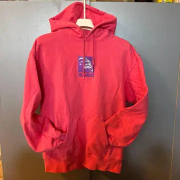 XLARGE 핑크 후드티 S 사이즈 (흠집 있음)