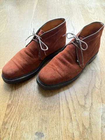 ALDEN 브라운 스웨이드 처카 부츠 8 1/2D