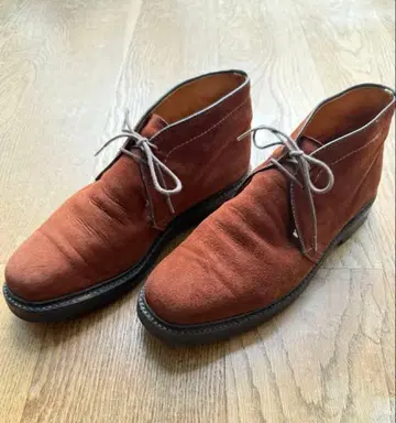 ALDEN 브라운 스웨이드 처카 부츠 8 1/2D (UA 별주품)