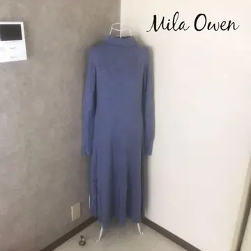 미라 오웬 1회 착용 니트 원피스