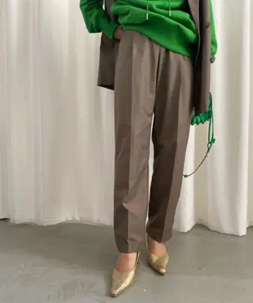 팬츠 2점 MUTUALLY BASIC PANTS 센터 프레스 ships