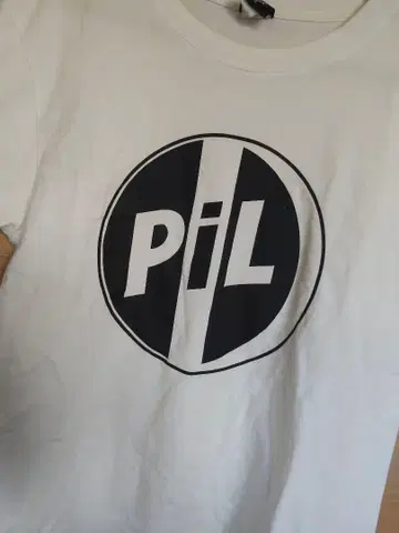 PiL 로고 T셔츠 화이트