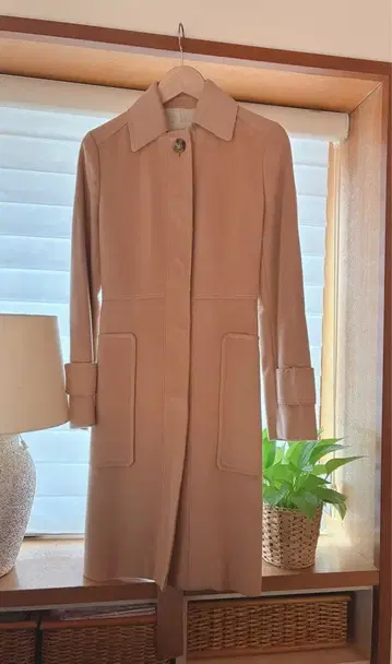 DES PRES 롱 코트 허리 벨트 포함