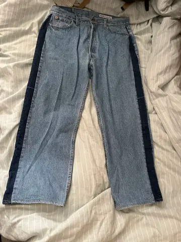 Sunny Side Up 와이드 레그 데님 팬츠 사이즈 3