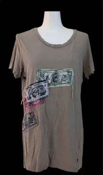 L.G.B. 그랑 블루 / 지폐 패턴 셔츠