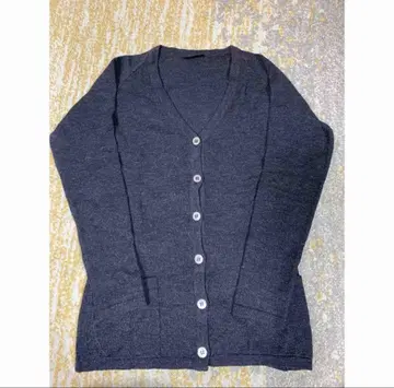 더 긴자다크 그레이 니트 가디건 42