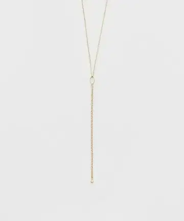 아가트 K10 체인 참 Y자 목걸이