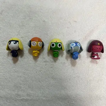 개구리 중사 케로로 피규어 기다림 5개 세트