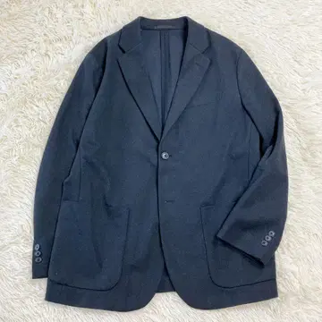 새상품급 빅 XL 유니클로 컴포트 2B 자켓 울 라이크 네이비