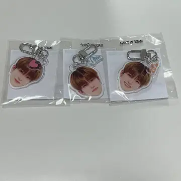 TREASURE 희로애락 얼굴 아크릴 키링 아사히 캡슐 토이