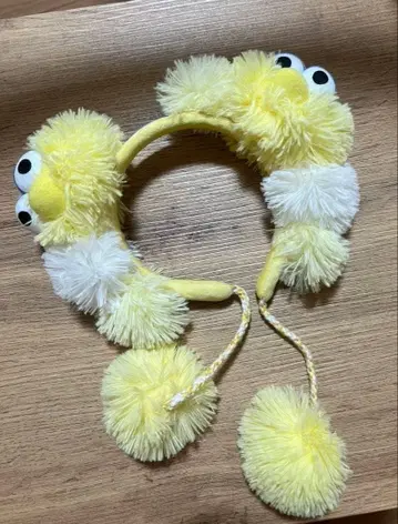 USJ 유니버셜 빅버드 머리띠 세서미 스트릿 폼폼