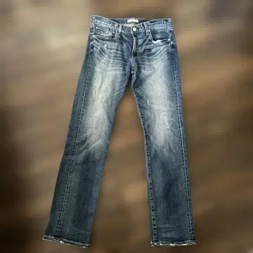 [ 새상품급 ] 유니클로 데님 33인치 슬림핏 데미지