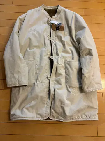 ARMY TWILL x Sonny Label 플리스 롱 코트 베이지