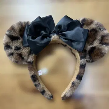 디즈니 레오파드 무늬 머리띠