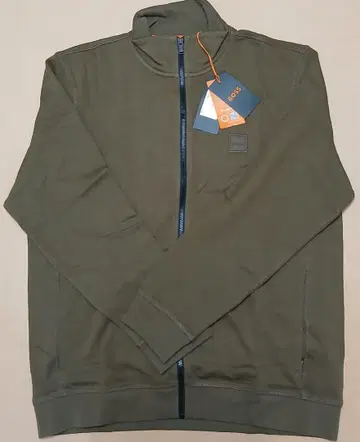 BOSS 올리브 그린 풀 집업 맨투맨 Size XL