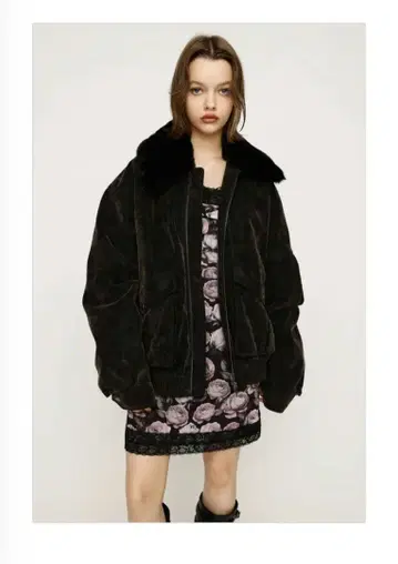 SLY WASHED PUFFER 블루종