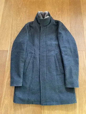 Herno 울 스탠드 카라 코트