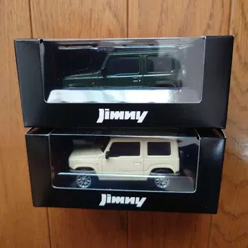 2색 세트 그린 & 아이보리 1/43 JB64W 스즈키 짐니 미니카