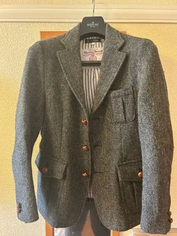 Harris Tweed 헤링본 테일러드 자켓 컨디션 최상!