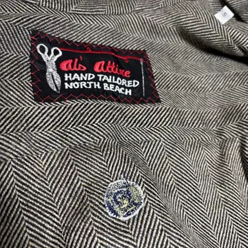 Al's Attire 자켓 체인 스티치 아메카지 US