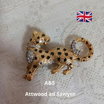 A&S 표범 브로치