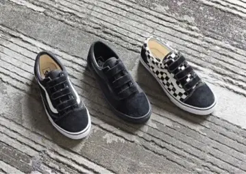 Vans 체크 무늬 스니커즈 벨크로