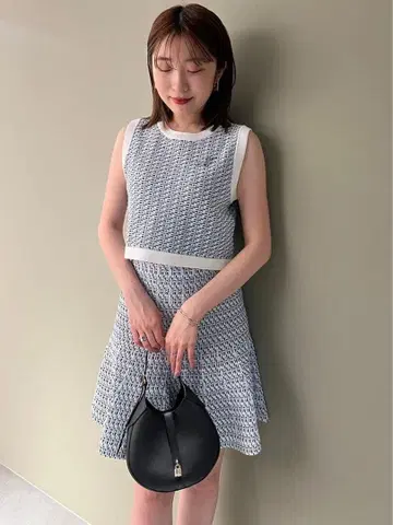 SNIDEL 니트 셋업 브로치 미포함