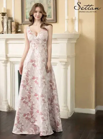 엘르케이 드레스 Settann 꽃무늬 롱 드레스 새상품급