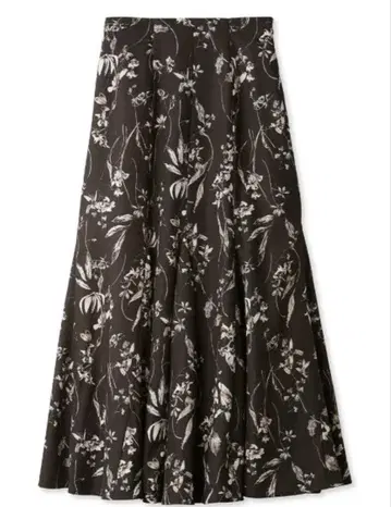 SNIDEL 패널 플레어 스커트