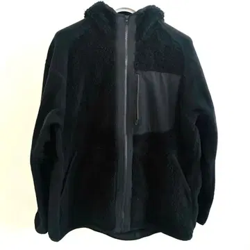 UNIQLO 화이트 마운티니어링 플리스 풀 집업 후드티 XXL