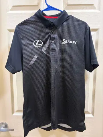 Srixon 피케 셔츠 남성용 렉서스 마츠야마 히데키 디자인