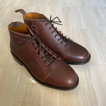 [ 미사용 새상품 ] 몽키 부츠 그레인 가죽 슈백 포함 굿이어 제법