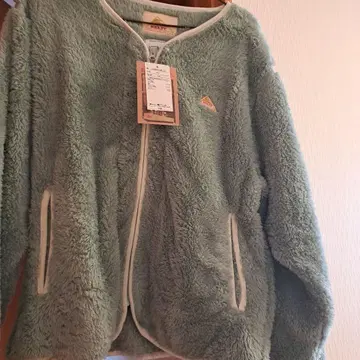 사만사 모스모스 KELTY 플리스 자켓 민트 그린 프리 새상품