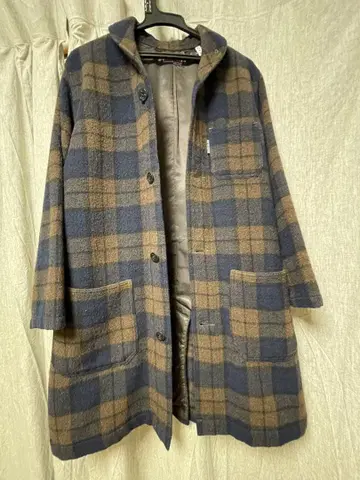 BLUEBLUE 코트 할리우드 런치 마켓 / 체크 무늬